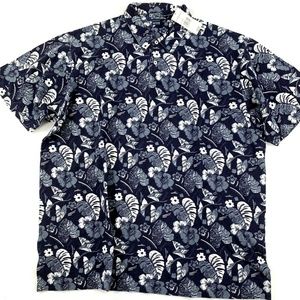 Polo Ralph Lauren XXL Polo Shirt Blue Floral